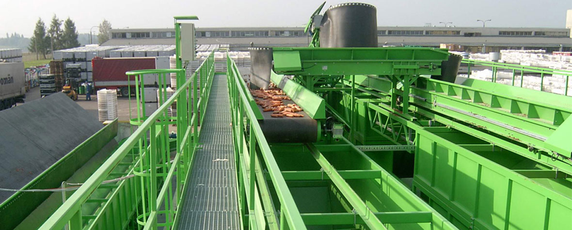 technologinio rūšiavimo linijos, gryninimas, augalų pakuočių parinkimas Lenkijoje